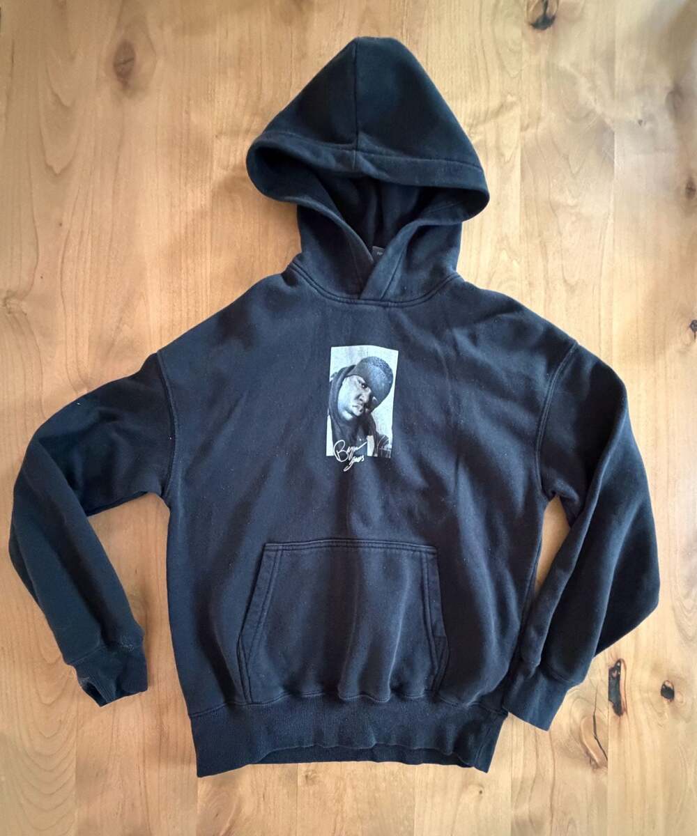 H&M The Notorious B.I.G. Oversized Graphic Hoodie XS